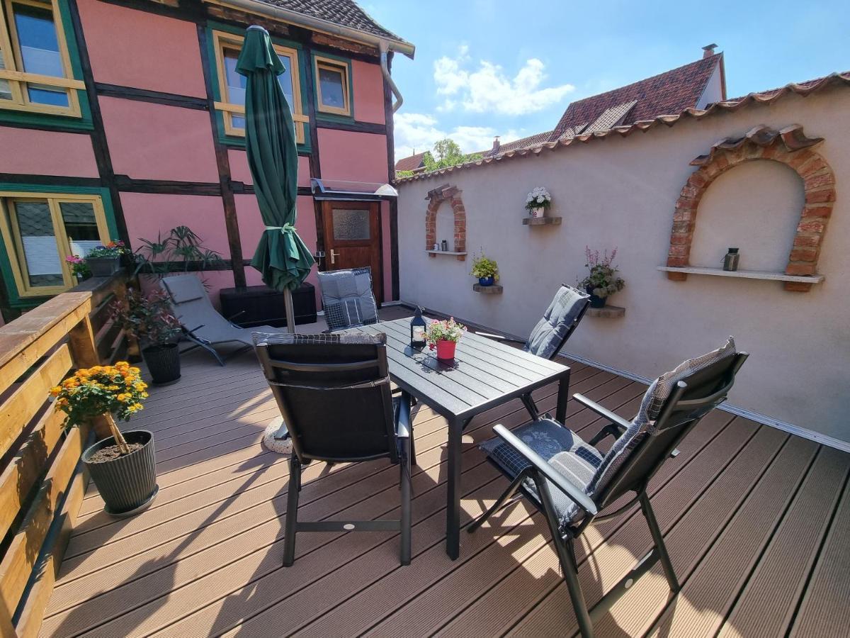 Ferienwohnung Goldstr.7 Quedlinburg Eksteriør billede
