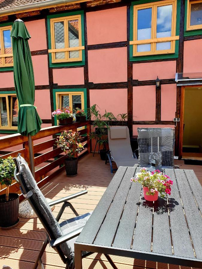 Ferienwohnung Goldstr.7 Quedlinburg Eksteriør billede
